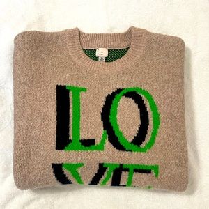NWOT Target Love Sweater